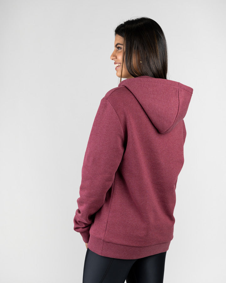 TreeHoodie Bordeaux Mel - HOODIE - NIKIN