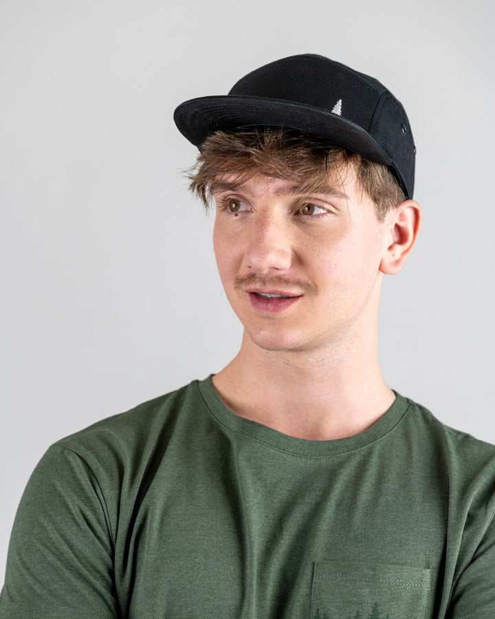 Black | TreeCap 5Panel - Cap - NIKIN