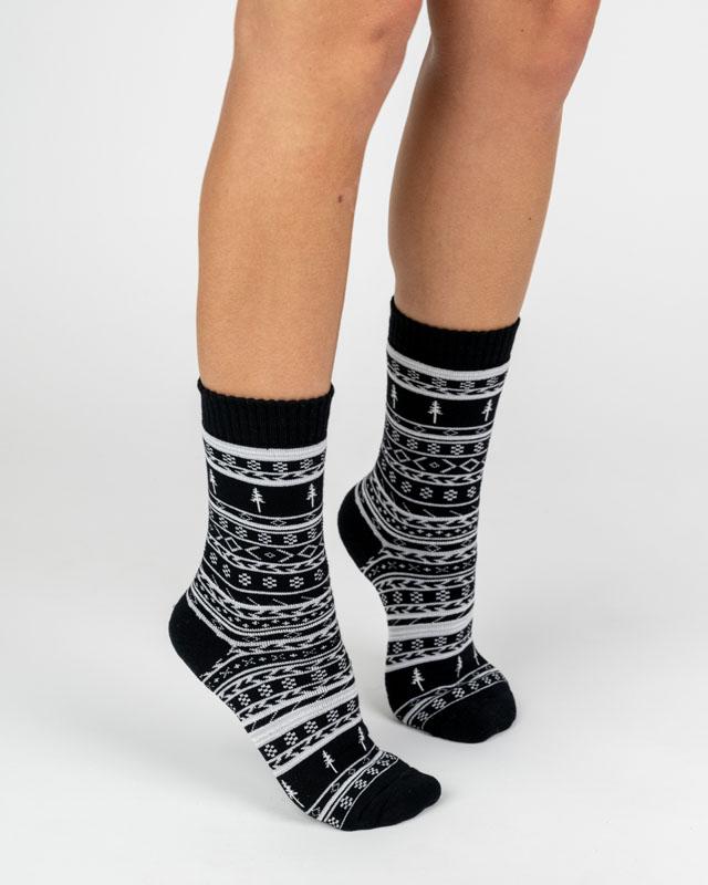 TreeSocks Cosy Norwegian Black - SOCKS - NIKIN