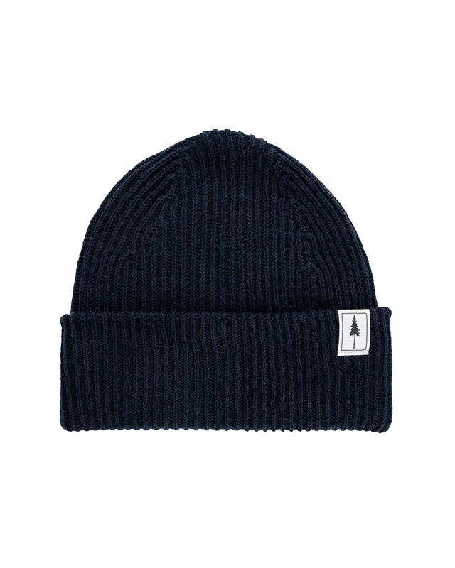 Treeanie Ribbed Navy - BEANIE - NIKIN