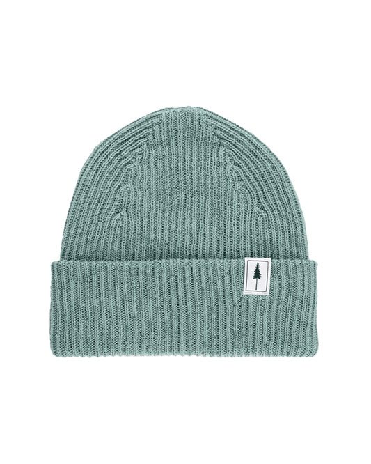 Treeanie Ribbed Turquoise - BEANIE - NIKIN
