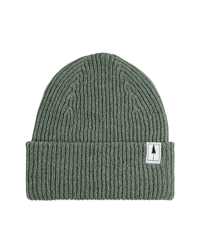 Treeanie Ribbed Sage - BEANIE - NIKIN