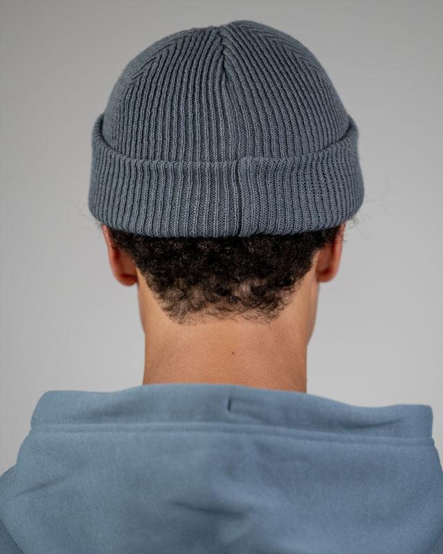 Treeanie Ribbed Shorty Steel Blue - BEANIE - NIKIN