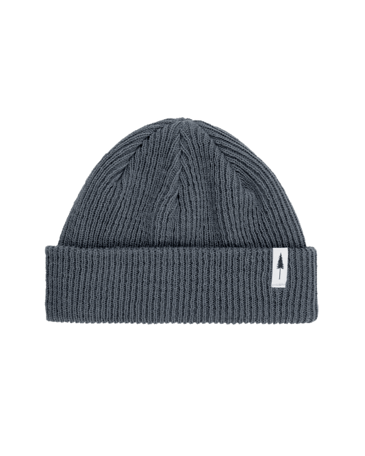 Treeanie Ribbed Shorty Steel Blue - BEANIE - NIKIN