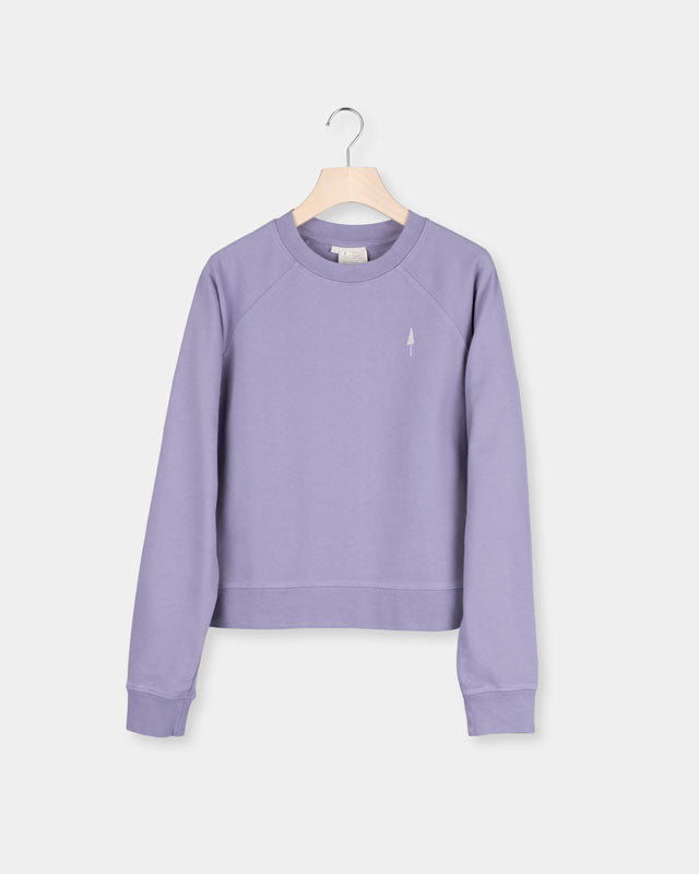 TreeSweater Raglan Women Lavender - SWEATER - NIKIN