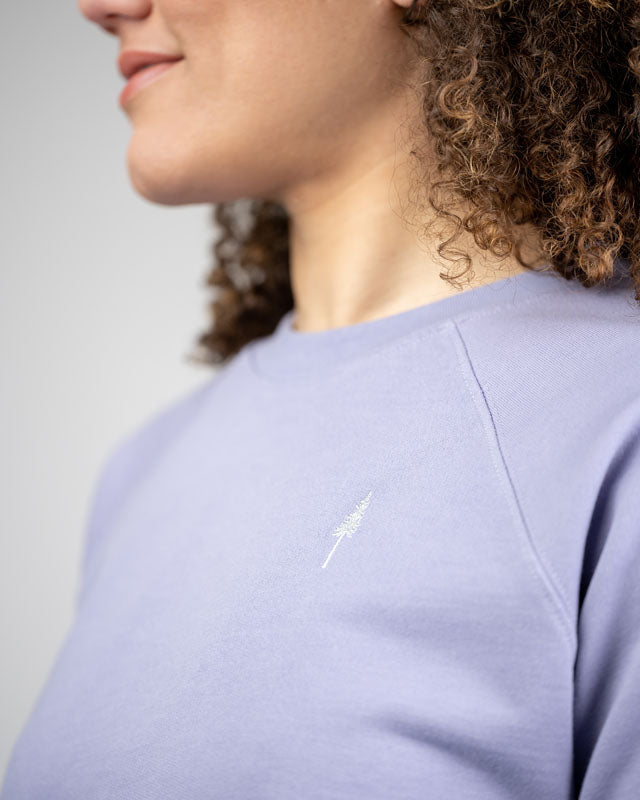 TreeSweater Raglan Women Lavender - SWEATER - NIKIN