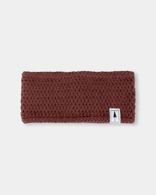 TreeHeadband Toison tricotée Chestnut