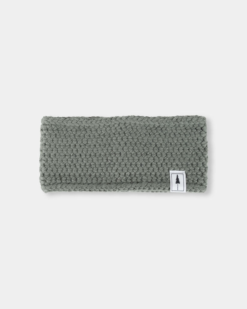 TreeHeadband Knitted Fleece Sage - HEADBAND - NIKIN