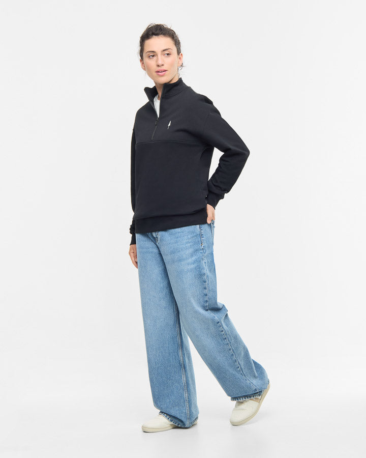 TreeSweater Quarter Zip Noir