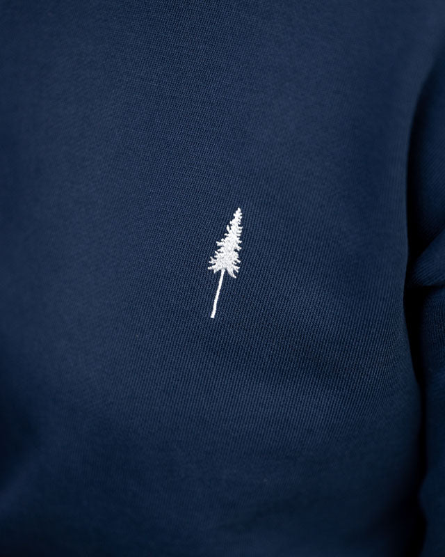 TreeSweater Relaxed Women Dark Navy - SWEATER - NIKIN