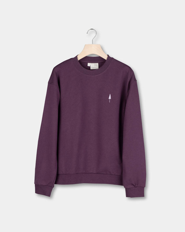 TreeSweater Relaxed Women Dusted Grape - SWEATER - NIKIN