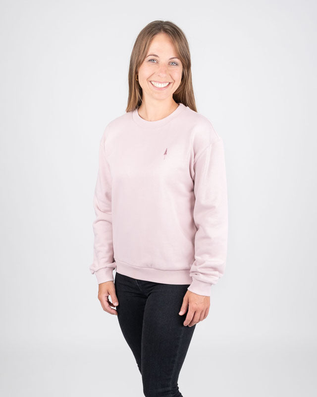 TreeSweater Relaxed Femme Cigogne blanche - SWEATER - NIKIN