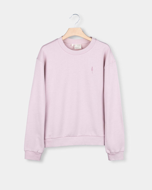 TreeSweater Relaxed Femme Cigogne blanche - SWEATER - NIKIN