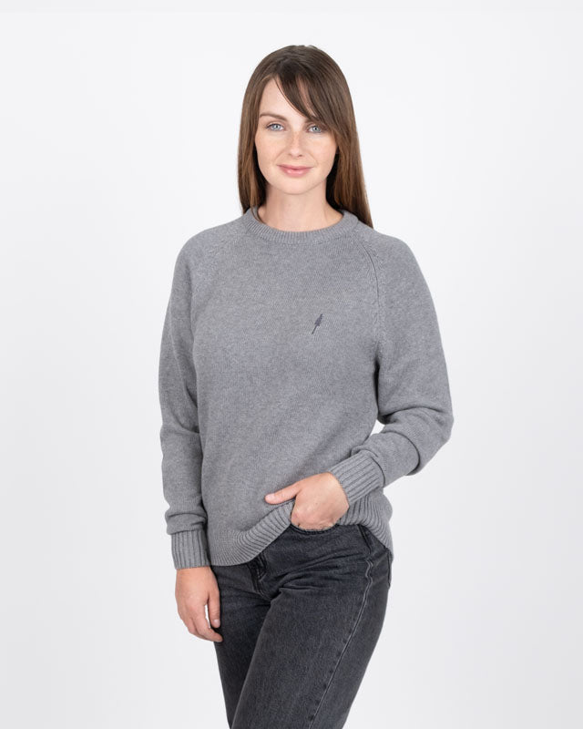 TreePullover Cosy Grey Mel - PULLOVER - NIKIN