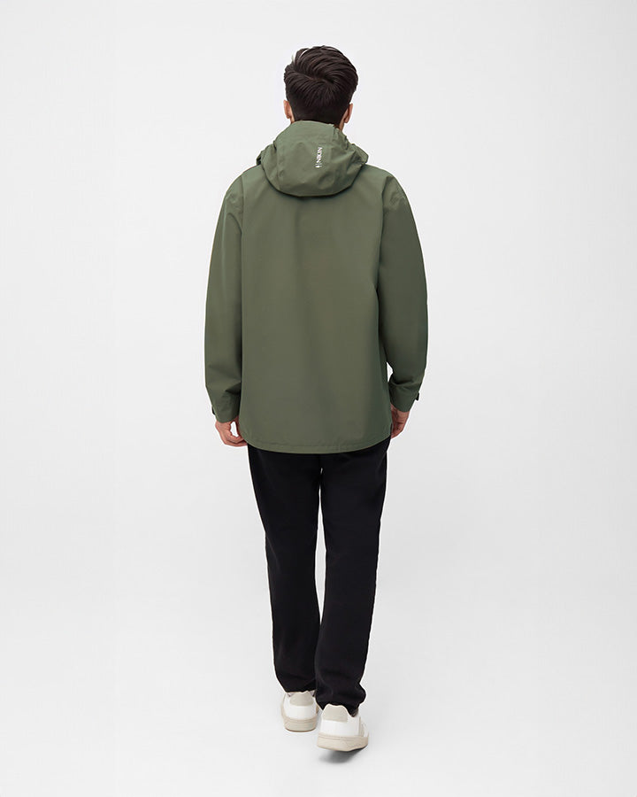 TreeJacket Rain Dark Olive - VESTE - NIKIN