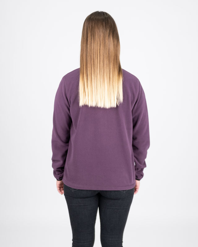 TreeFleece Quarter Zip Femme Deep Purple - SWEATER - NIKIN