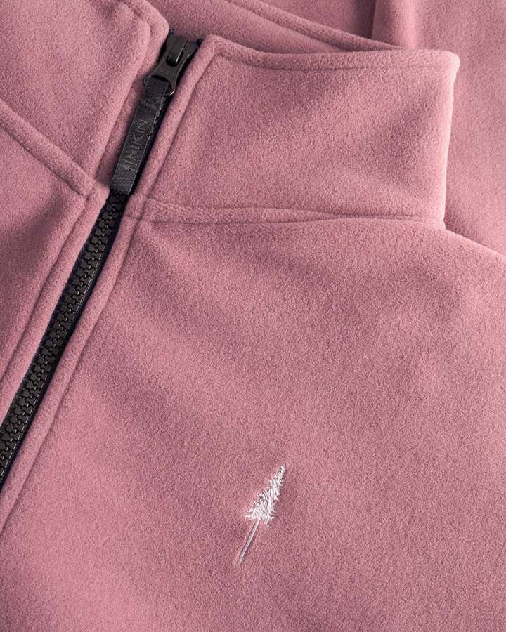 TreeFleece Quarter Zip Femme Astrodust
