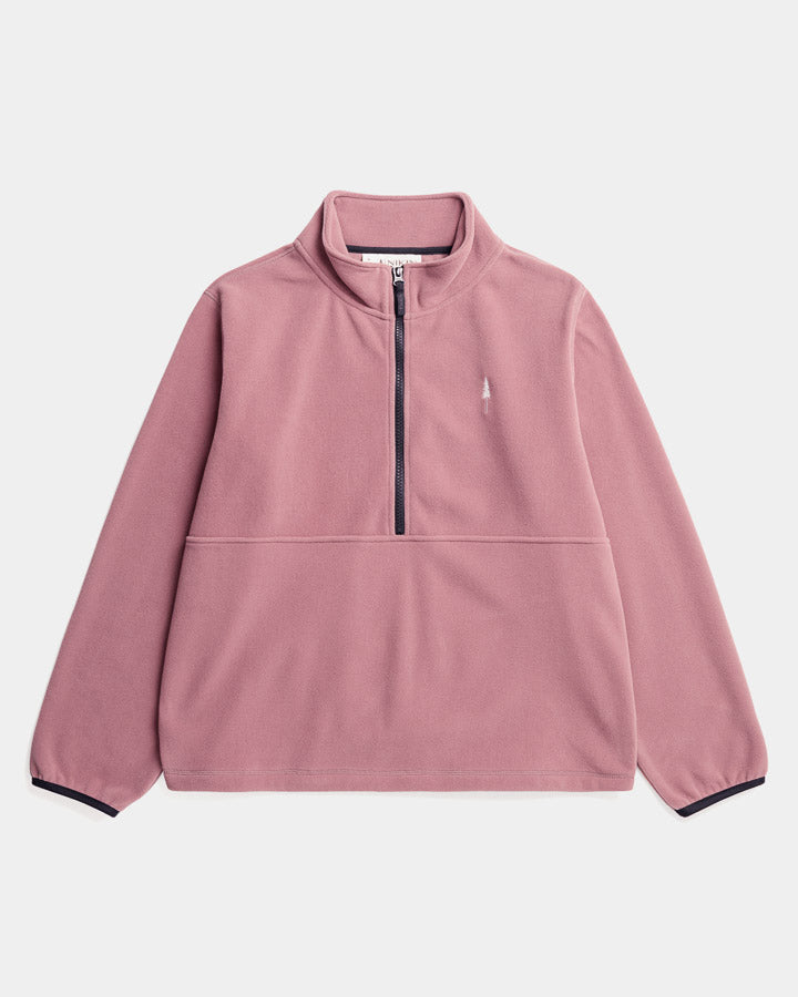 TreeFleece Quarter Zip Femme Astrodust