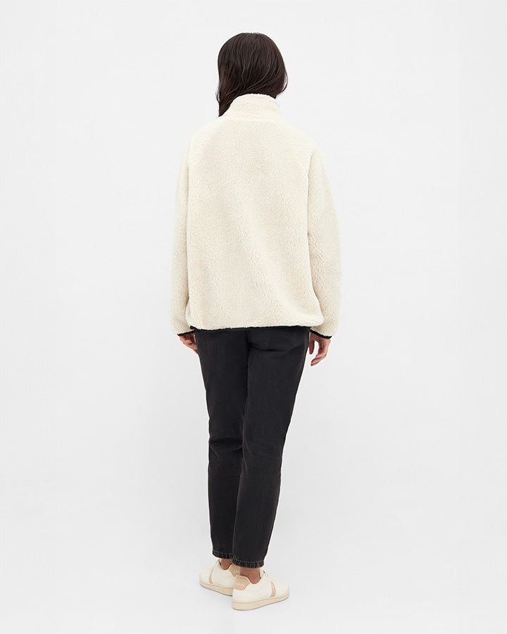 TreeFleece Pull Teddy Femme Chalk - PULLOVER - NIKIN