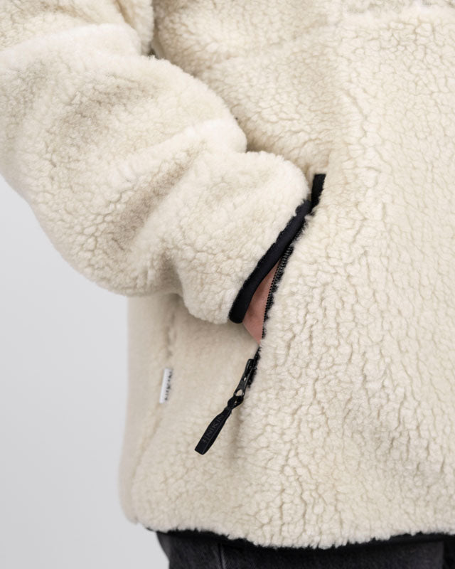 TreeFleece Pull Teddy Femme Chalk - PULLOVER - NIKIN