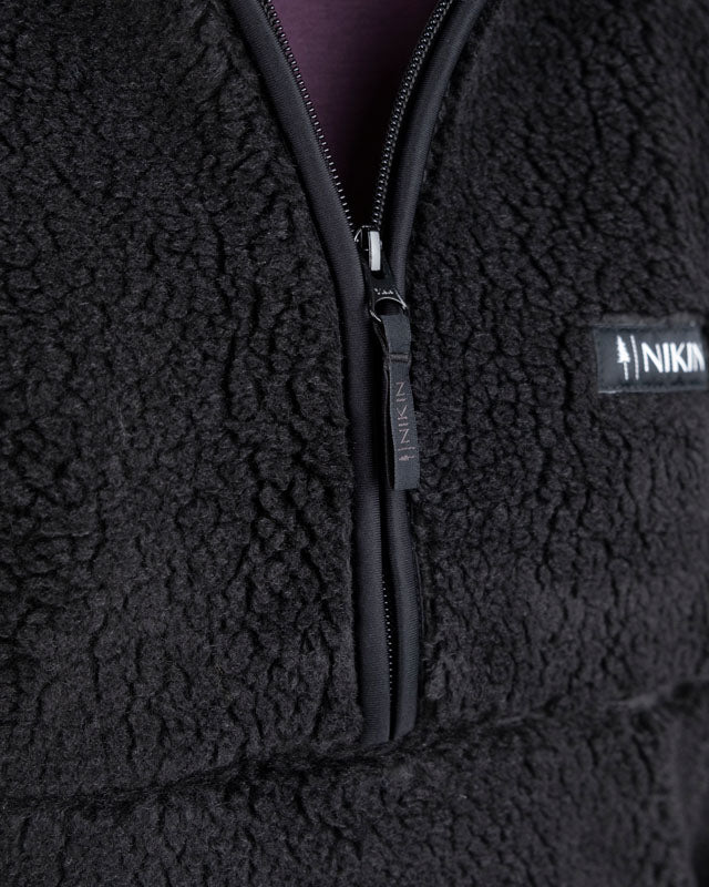 TreeFleece Pullover Teddy Women Dark Anthracite - PULLOVER - NIKIN