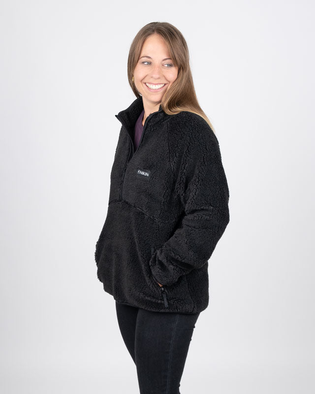 TreeFleece Pullover Teddy Women Dark Anthracite - PULLOVER - NIKIN