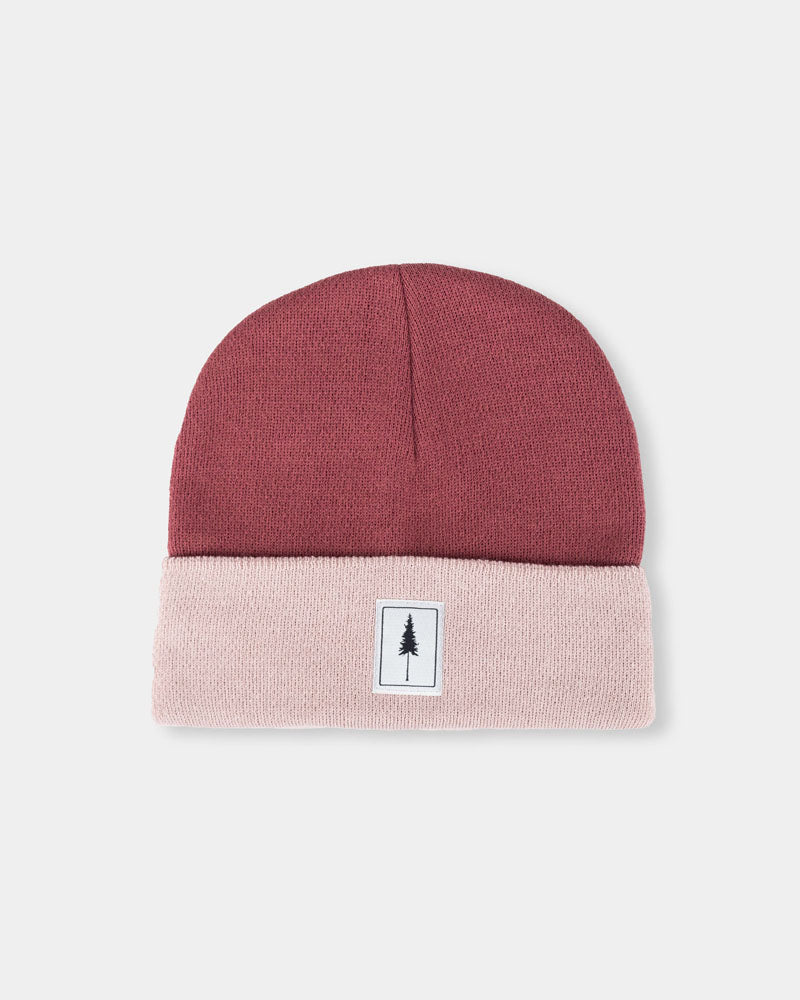 Treeanie Classic Colorblock Blush-Italian Clay - BEANIE - NIKIN