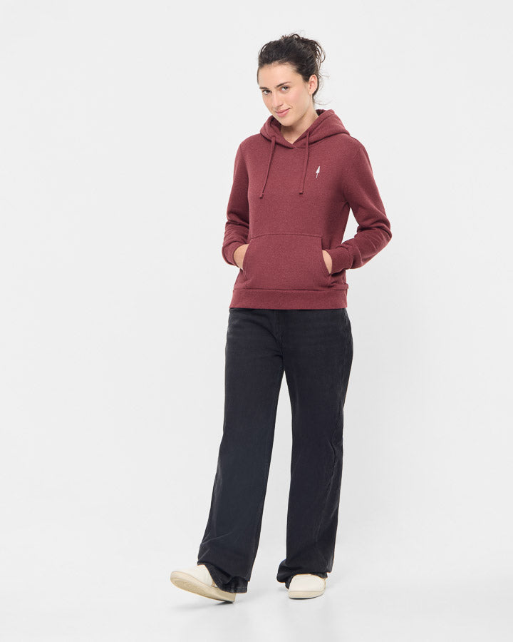 TreeHoodie Women Bordeaux Mel