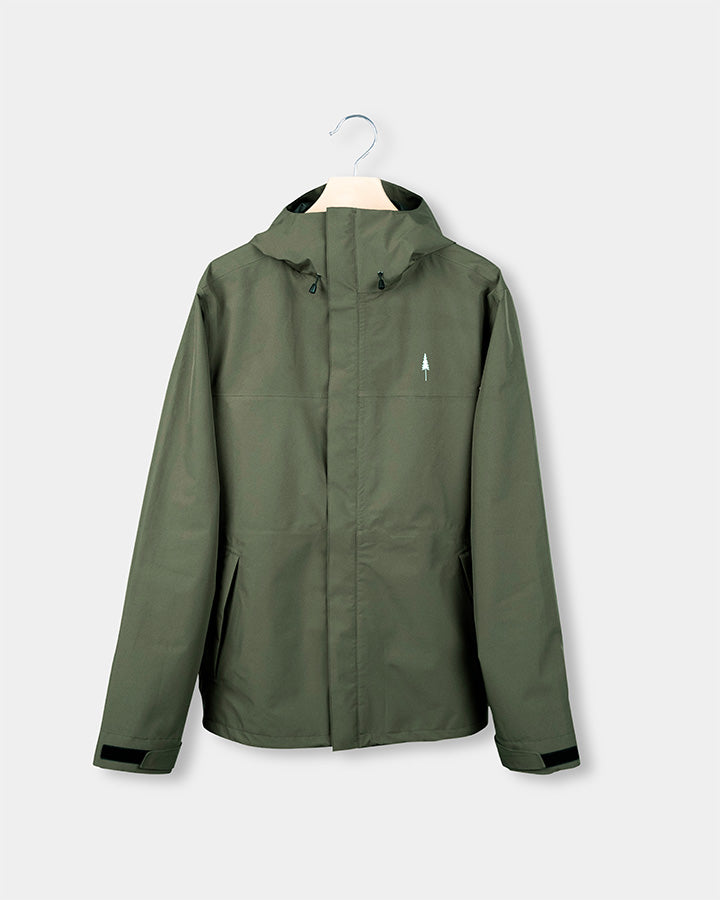 TreeJacket Rain Dark Olive - VESTE - NIKIN