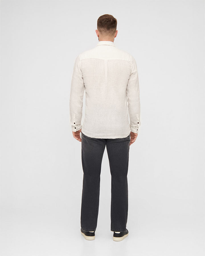 TreePlanter Chemise Lin Blanc
