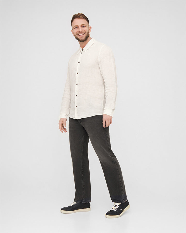 TreePlanter Chemise Lin Blanc