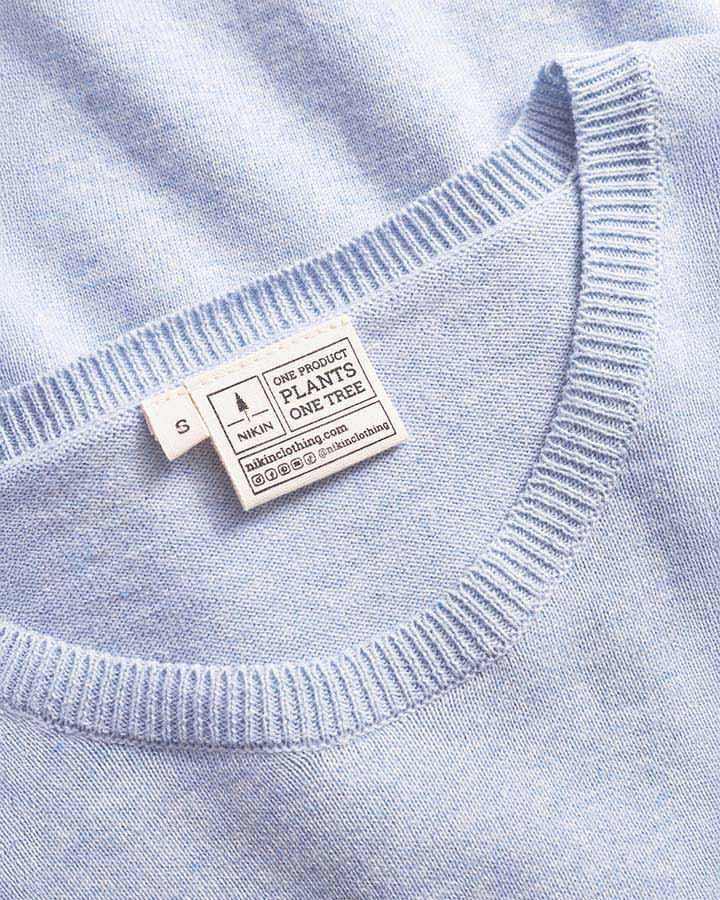 TreePull tricoté Femme Sky Blue Mel
