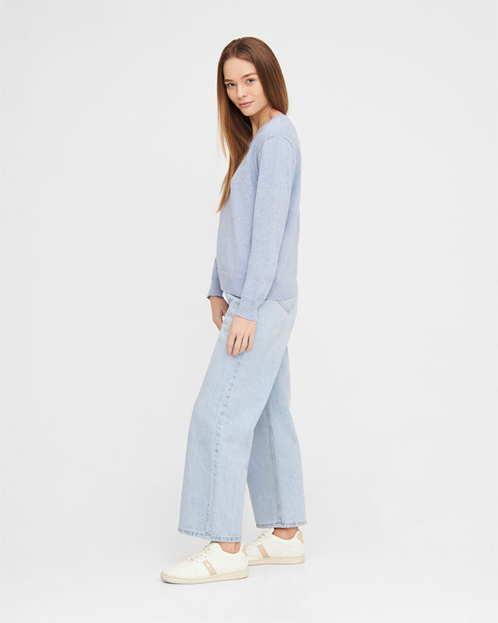 TreePull tricoté Femme Sky Blue Mel
