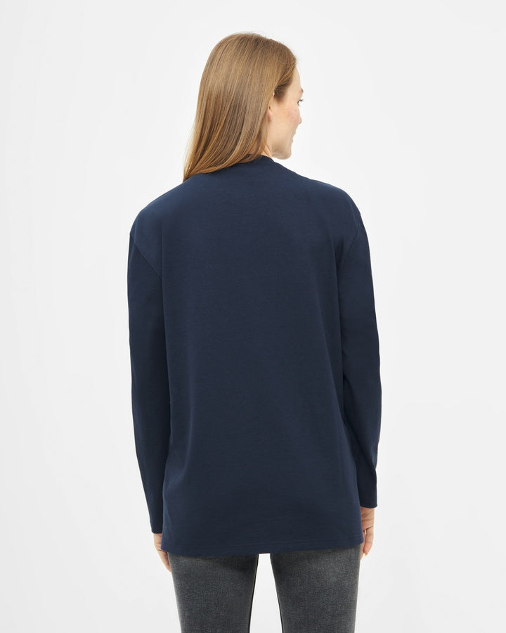 TreeShirt Mono manches longues Pocket Relaxed Dark Navy