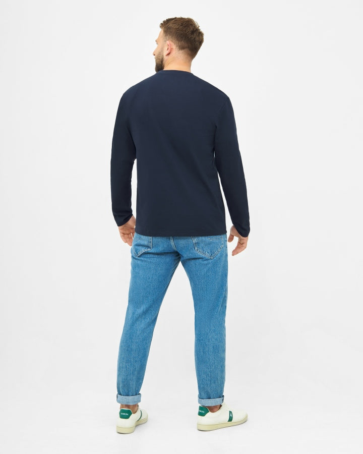 TreeShirt Mono manches longues Pocket Relaxed Dark Navy