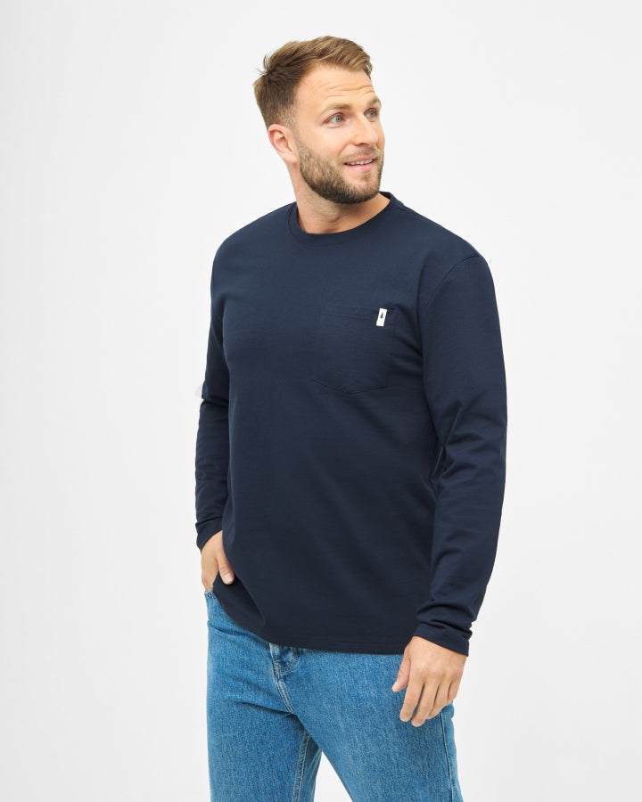 TreeShirt Mono manches longues Pocket Relaxed Dark Navy