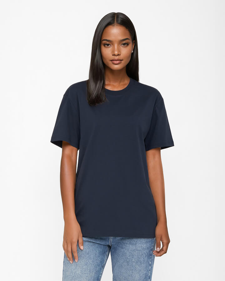 TreeShirt Plain Dark Navy - TSHIRT - NIKIN