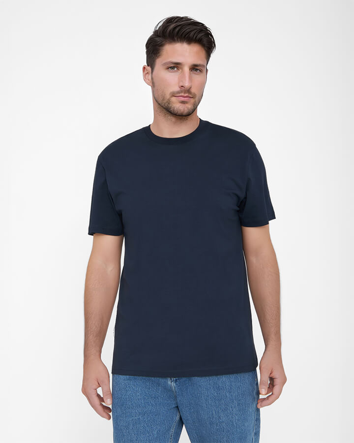 TreeShirt Plain Dark Navy - TSHIRT - NIKIN