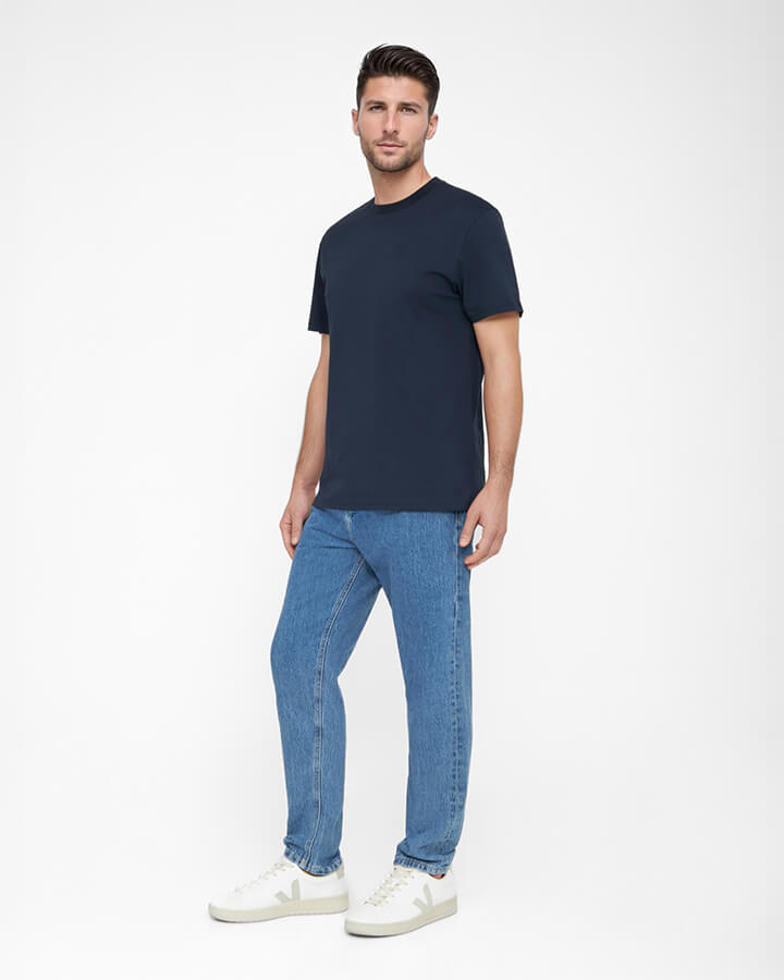 TreeShirt Plain Dark Navy - TSHIRT - NIKIN