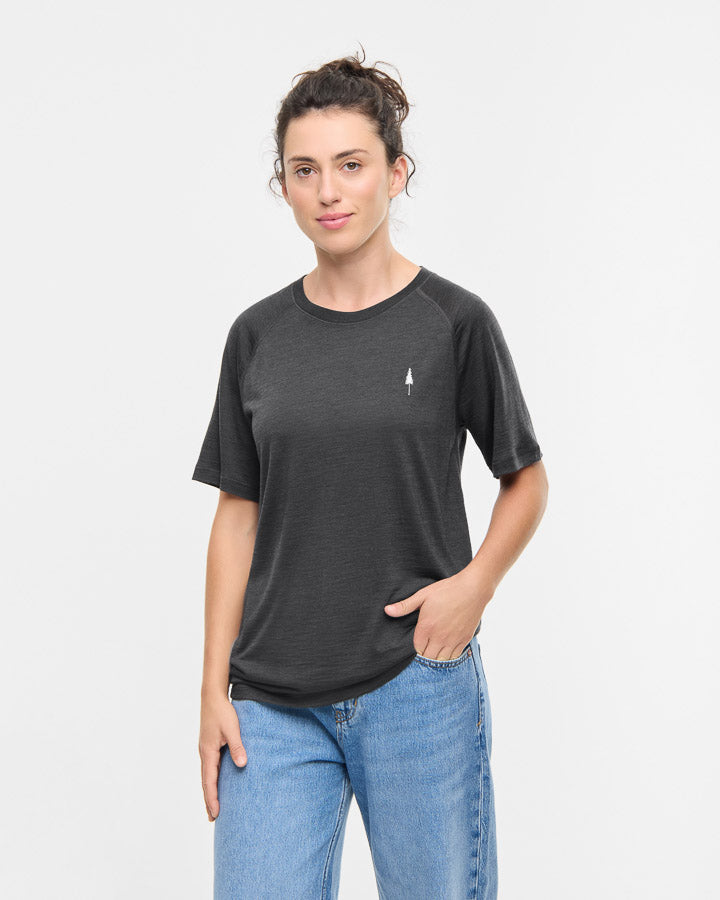 TreeShirt Wool Dark Anthracite Mel