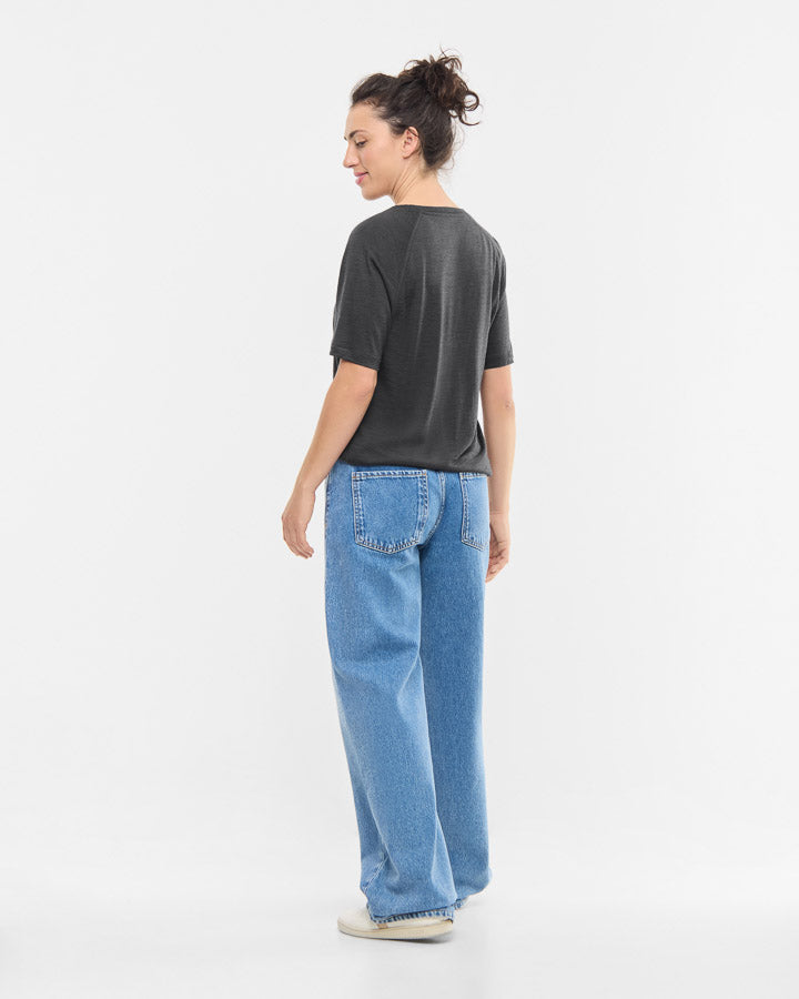 TreeShirt Wool Dark Anthracite Mel