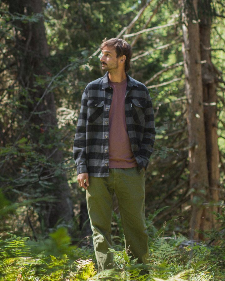 TreePlanter Overshirt Check Anthracite-Black