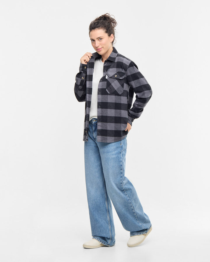 TreePlanter Overshirt Check Anthracite-Black