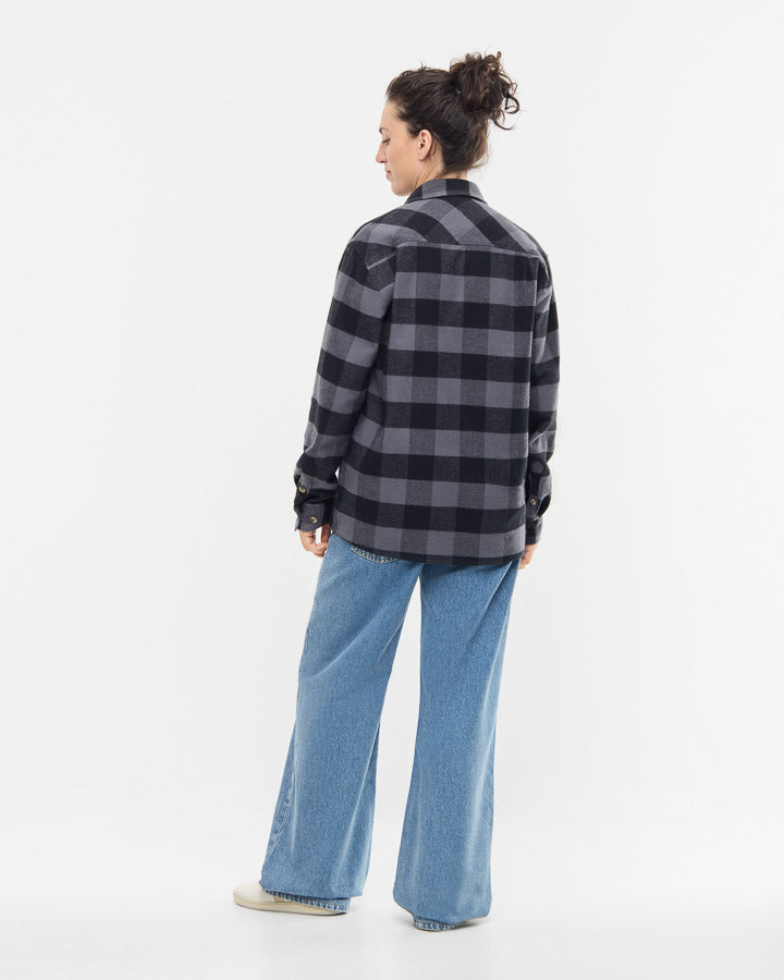 TreePlanter Overshirt Check Anthracite-Black