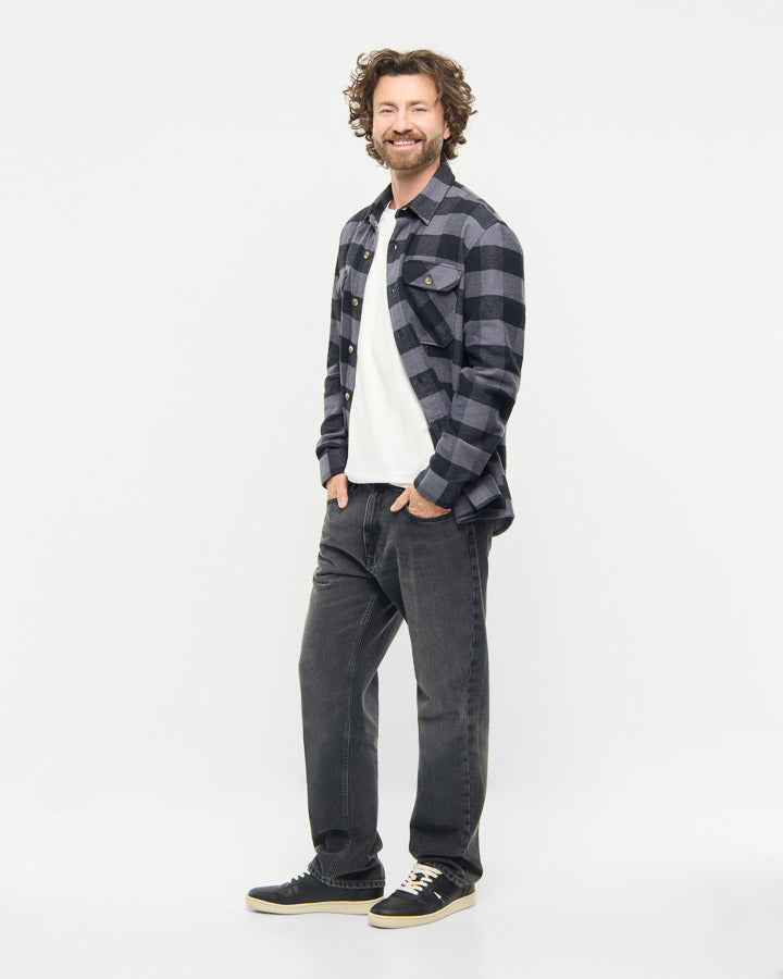 TreePlanter Overshirt Check Anthracite-Black