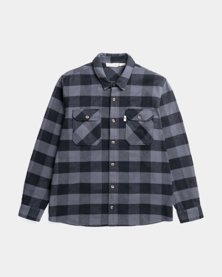 TreePlanter Overshirt Check Anthracite-Black