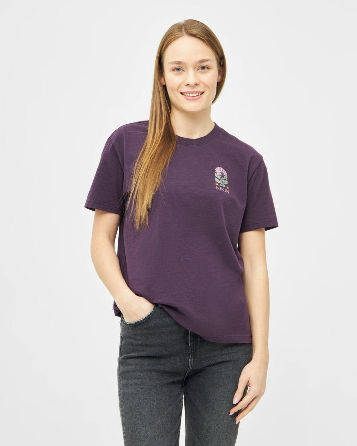 TreeShirt Femme Connected By Nature Deep Purple