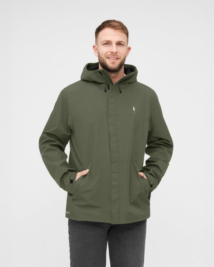 TreeJacket Rain Olive foncé