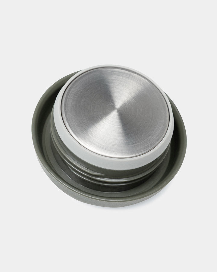 TreeMug Bottle Ceramic Lid Ash Green