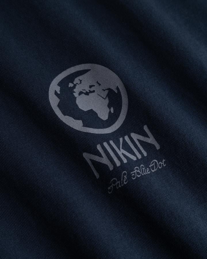 TreeShirt Pale Blue Dot Relaxed Dark Navy